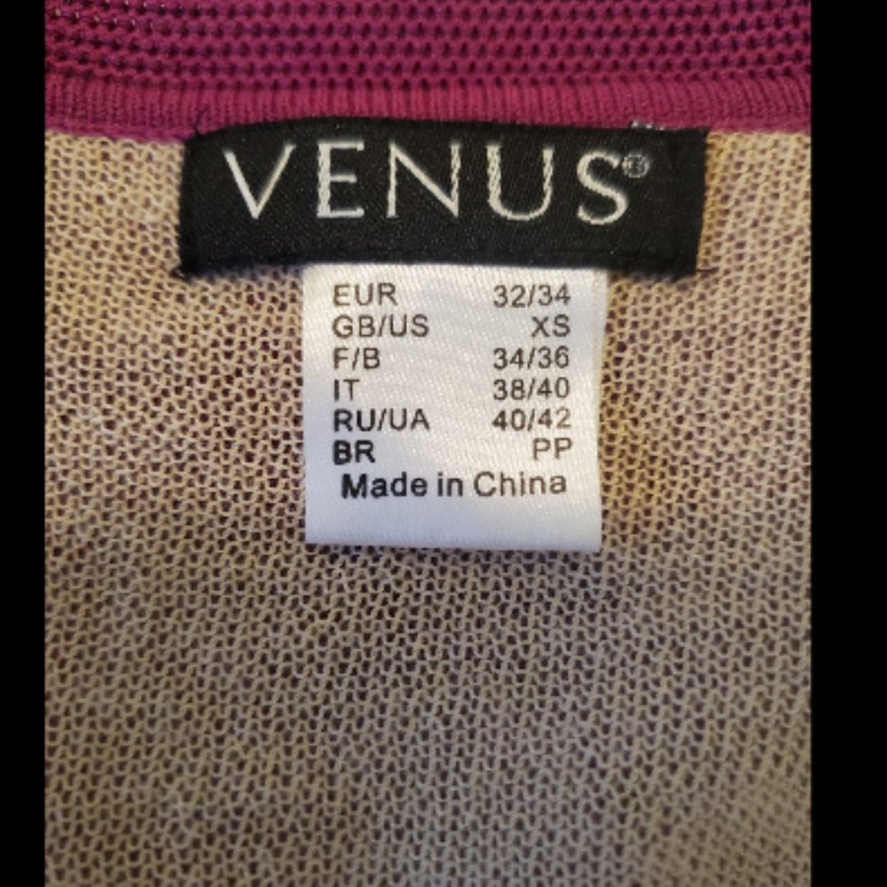 Venus Purple Rhinestone Dress - Picture 9 of 11